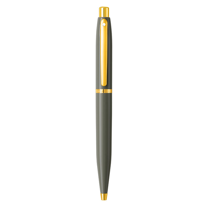 Sheaffer VFM 9427 Glossy Light Gray With PVD Gold-Tone Trim Ballpoint Pen - Image 6