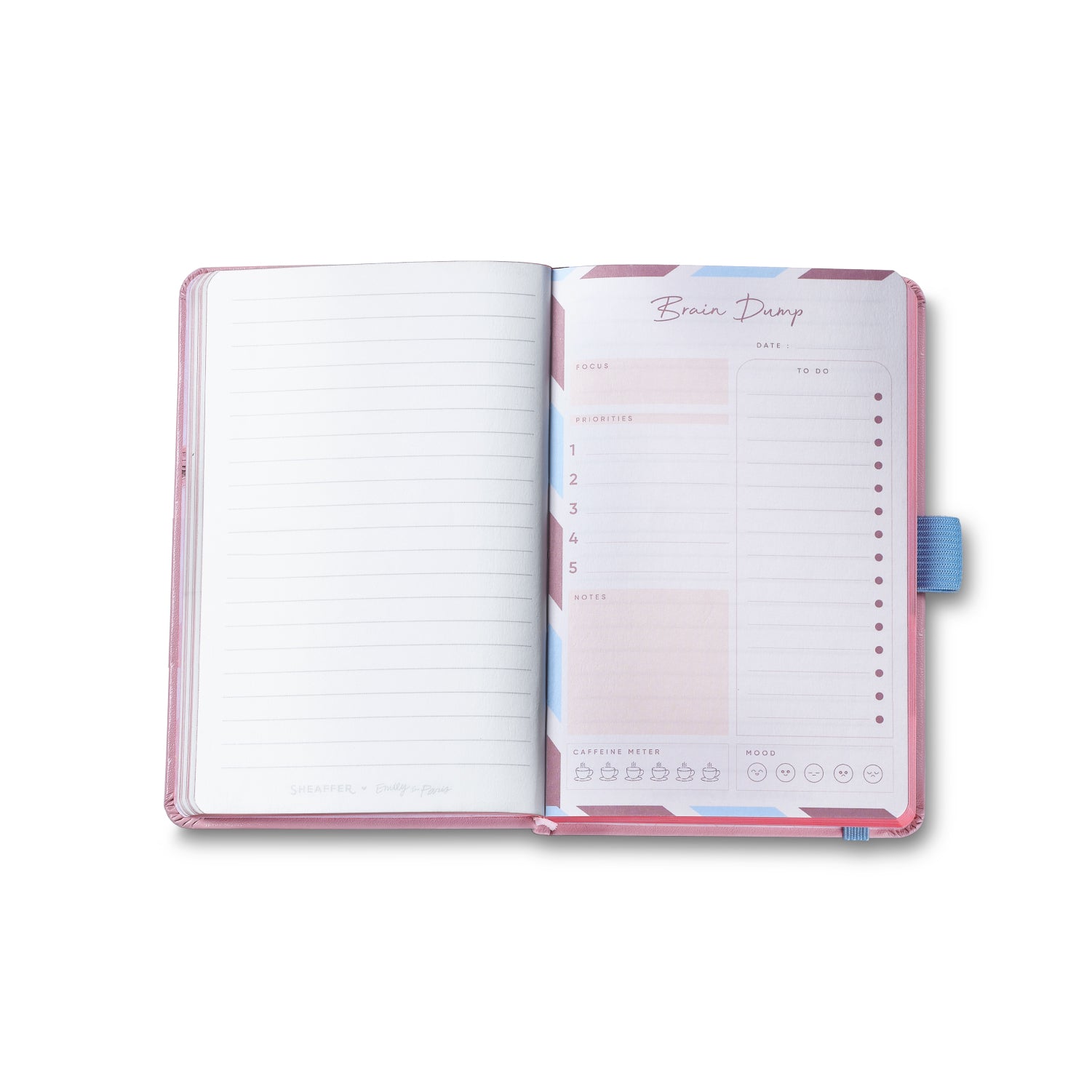 Sheaffer Gift Set ft. Emily in Paris Sentinel 321 Pink Matte Finish Ballpoint Pen with Chrome Trims and Small Hardbound Notebook