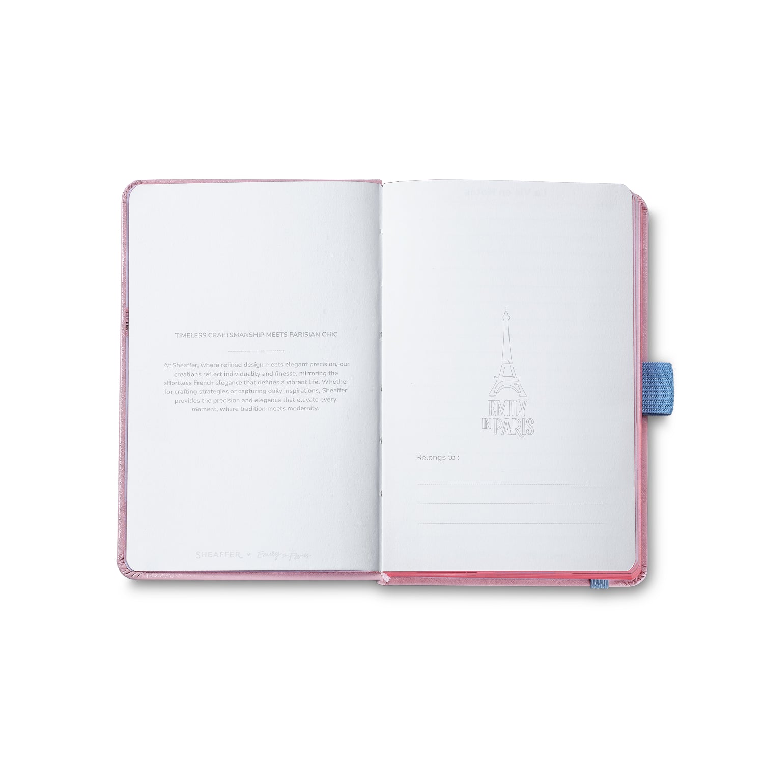 Sheaffer Gift Set ft. Emily in Paris Sentinel 321 Pink Matte Finish Ballpoint Pen with Chrome Trims and Small Hardbound Notebook