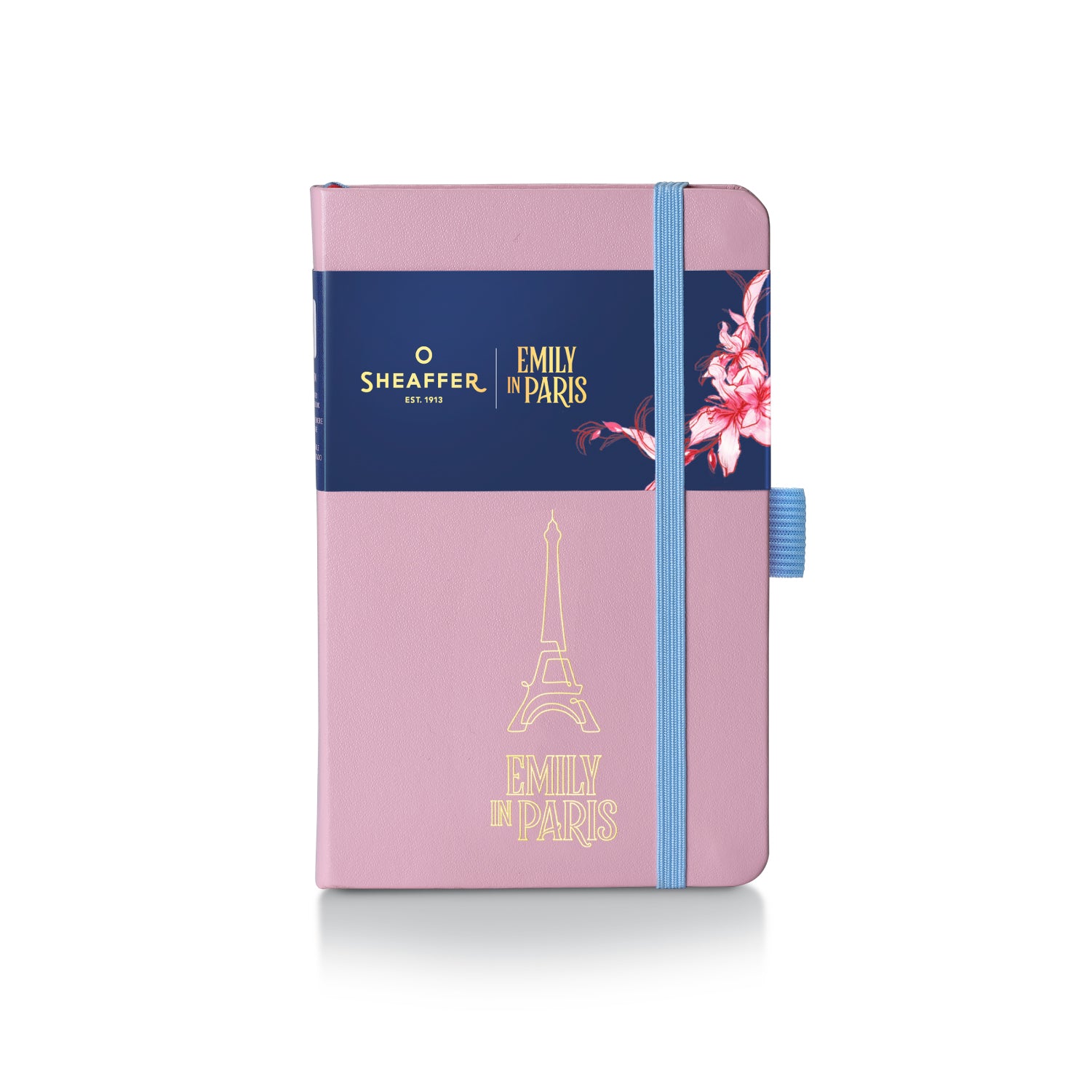 Sheaffer Gift Set ft. Emily in Paris Sentinel 321 Pink Matte Finish Ballpoint Pen with Chrome Trims and Small Hardbound Notebook