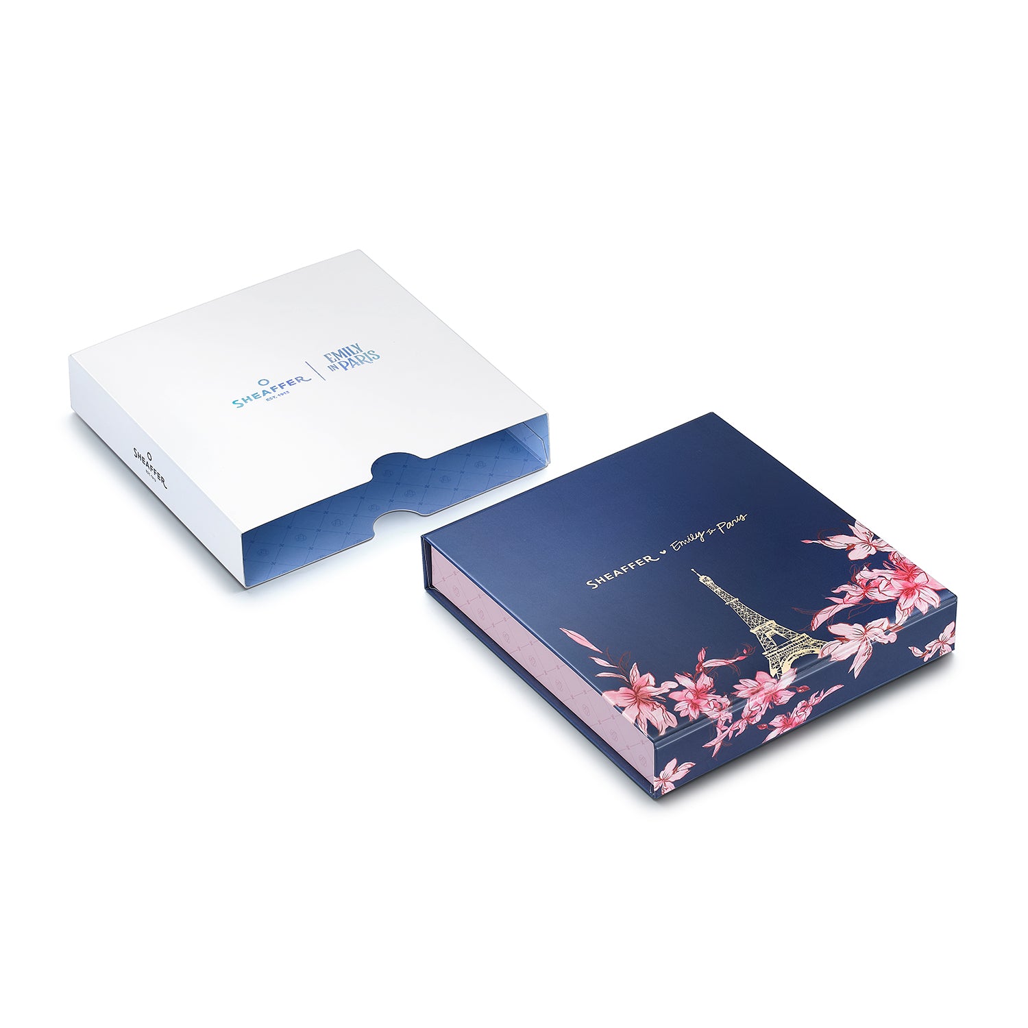 Sheaffer Gift Set ft. 100 Emily in Paris 9377 Champagne Gold Ballpoint Pen with Champagne Gold Trims and Hardbound Small Notebook