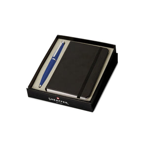 Sheaffer Gift Set ft. Neon Blue VFM Ballpoint Pen with Chrome Trims and A6 Notebook