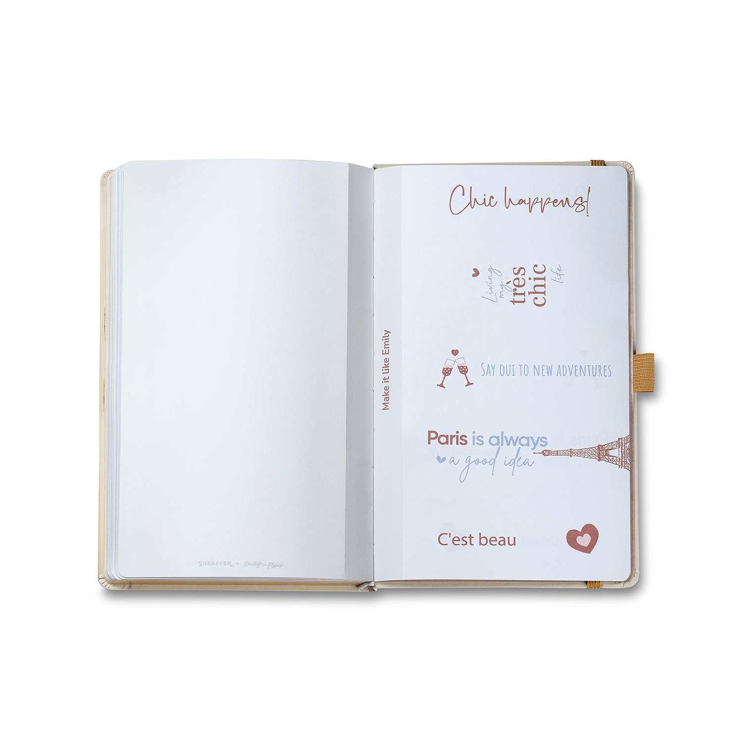 Sheaffer Emily in Paris Medium Journal 90 GSM Ink Friendly Paper with