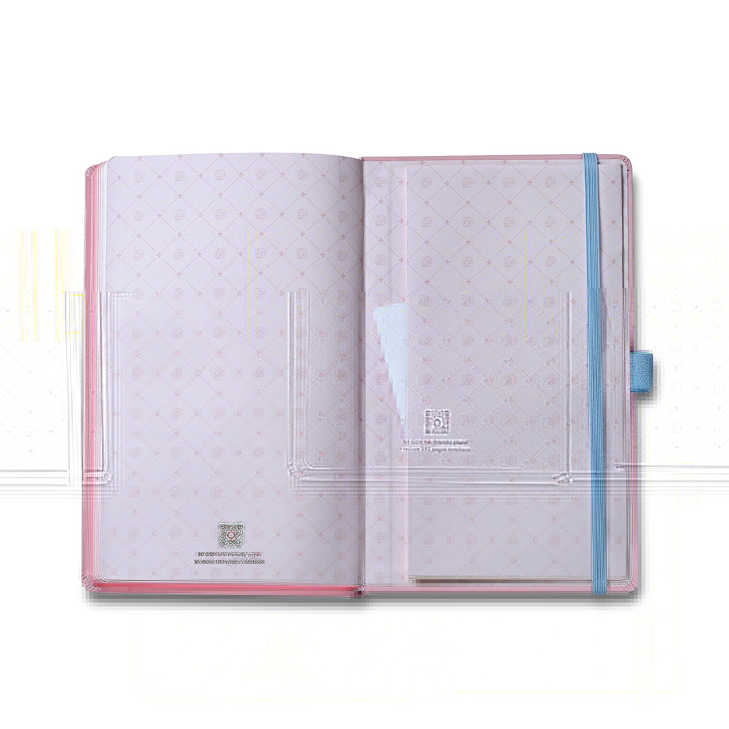 Sheaffer Emily in Paris Medium Journal 90 GSM Ink Friendly Paper with Embossed Eiffel Tower - Pink
