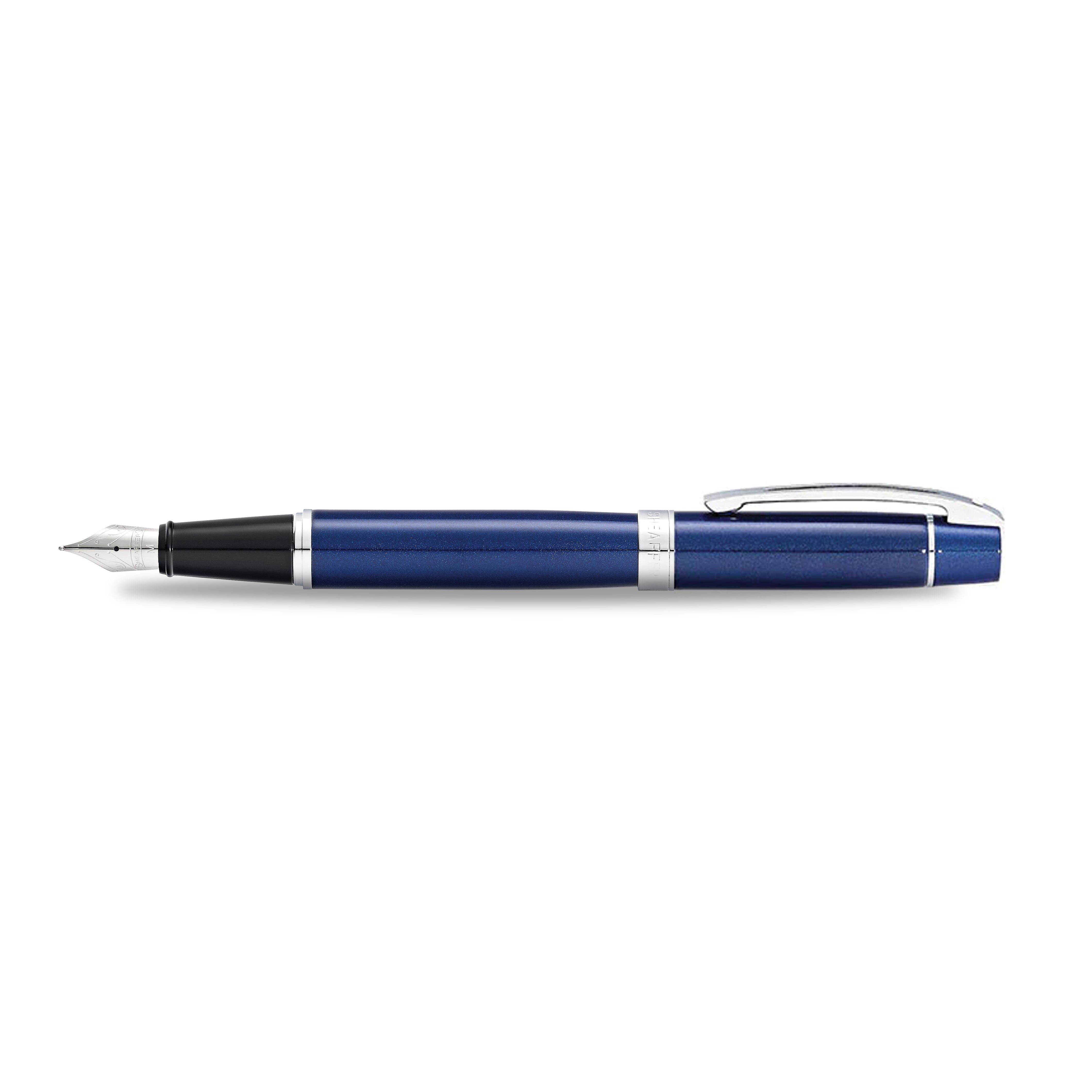 Sheaffer® 300 Glossy Blue Fountain Pen With Chrome Trims