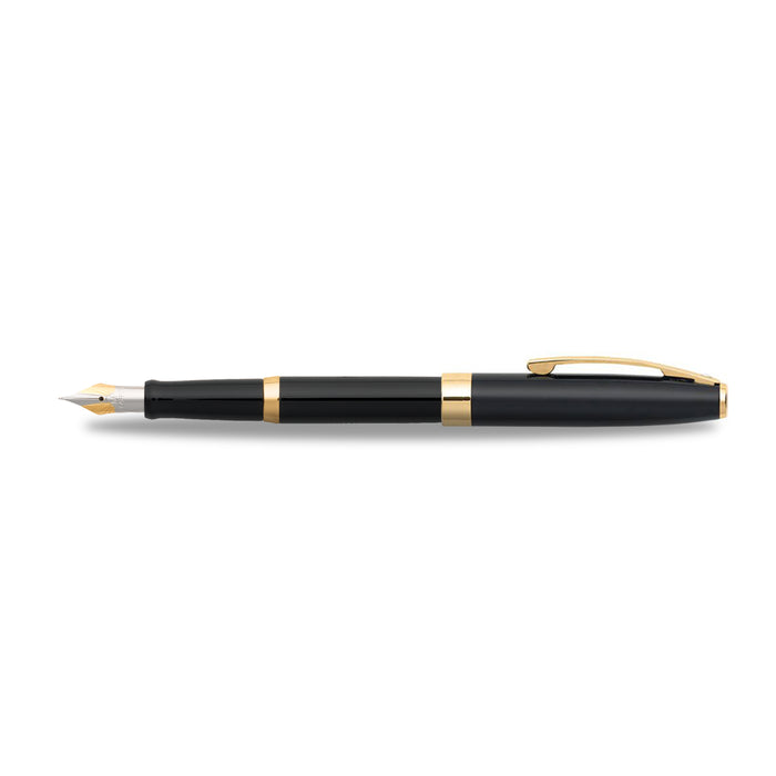 Sheaffer Sagaris: 9471 - Glossy Black Featuring Gold Plate Trim Fountain Pen - Image 2