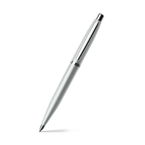 Sheaffer Gift Set ft. Strobe Silver VFM Ballpoint Pen with Chrome Trims and Small Notebook