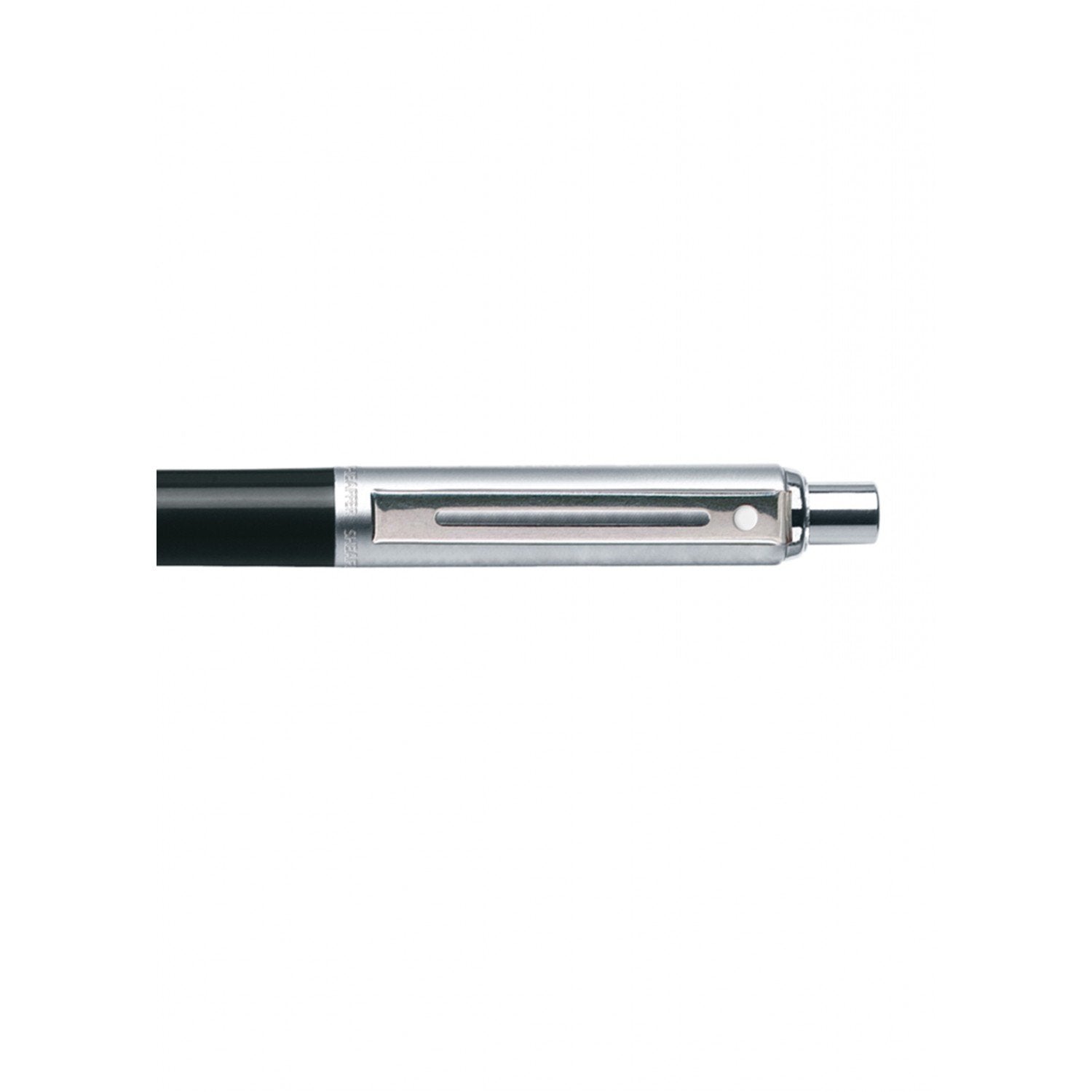 Sheaffer® Sentinel Black and Chrome Ballpoint Pen With Chrome Trims