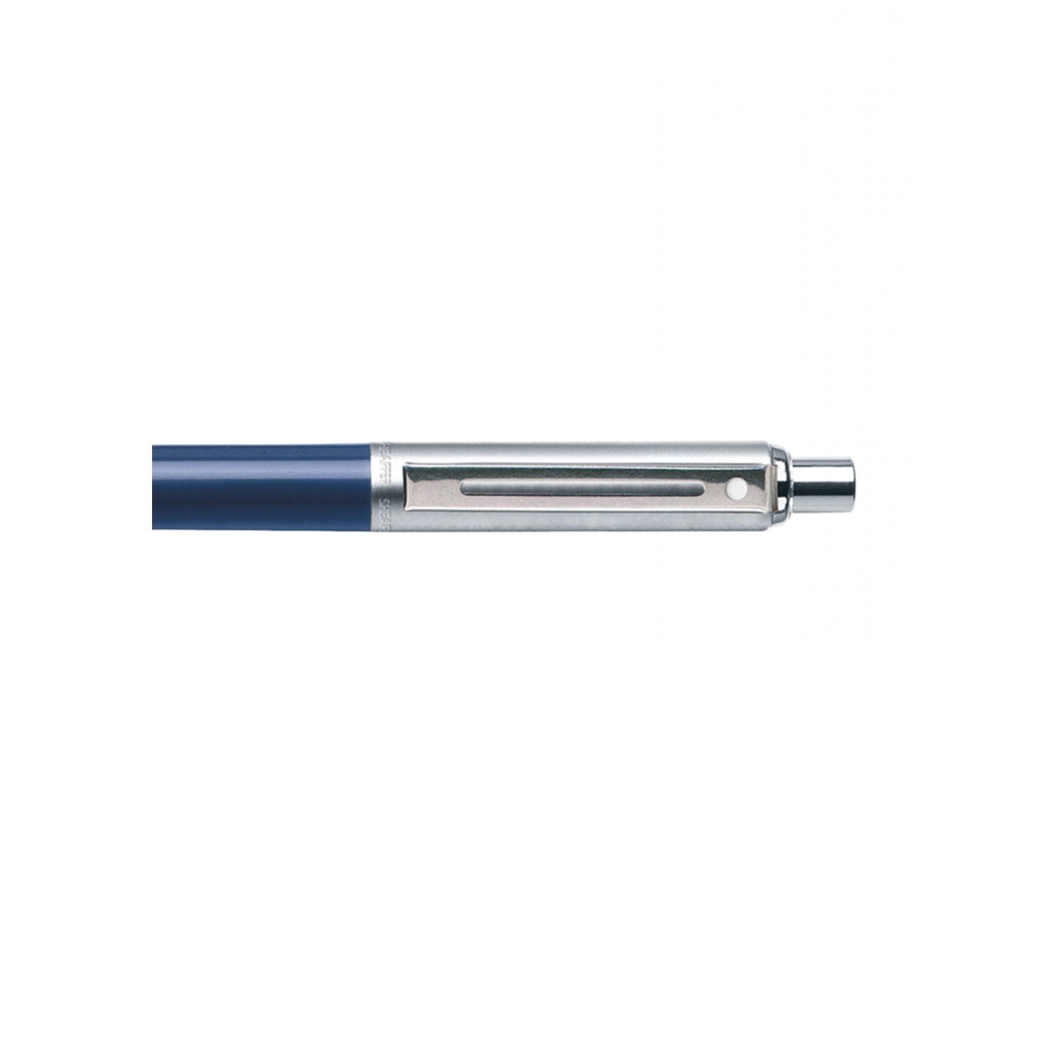 Sheaffer® Sentinel Blue and Chrome Ballpoint Pen With Chrome Trims