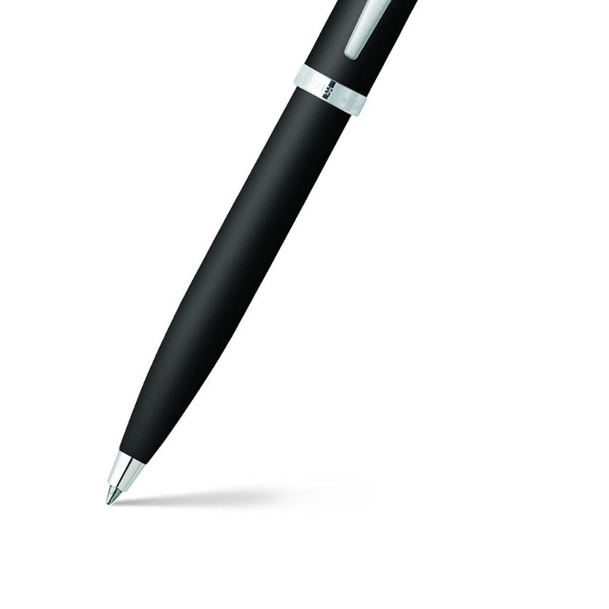 Sheaffer® 100 Matte Black Ballpoint Pen With Chrome Trims