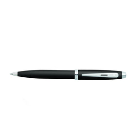 Sheaffer® 100 Matte Black Ballpoint Pen With Chrome Trims