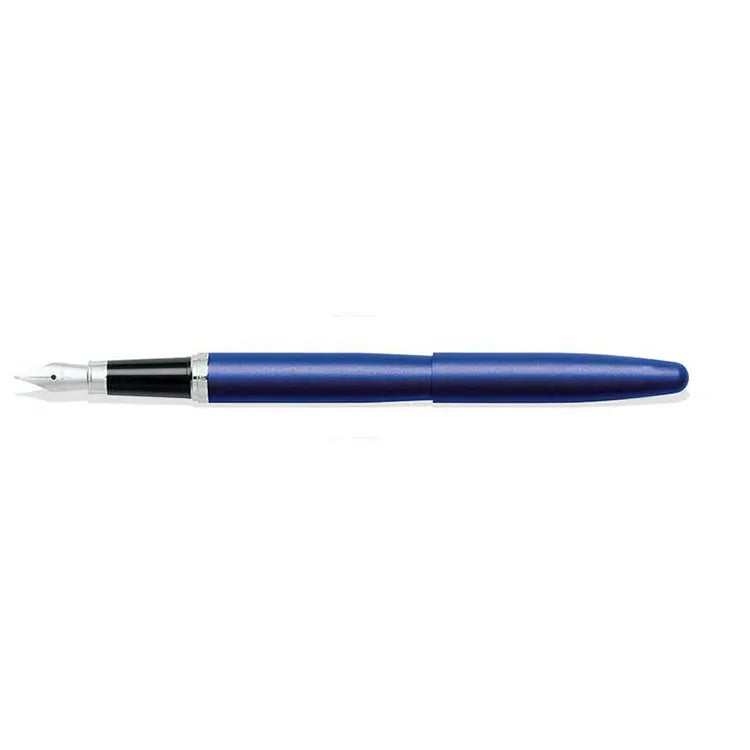 Sheaffer® VFM Neon Blue Fountain Pen With Chrome Trims