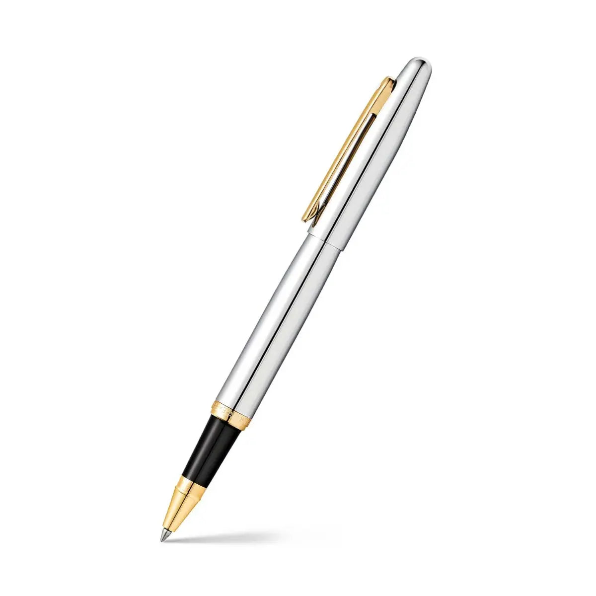 Sheaffer® VFM Polished Chrome Rollerball Pen With Gold Trims