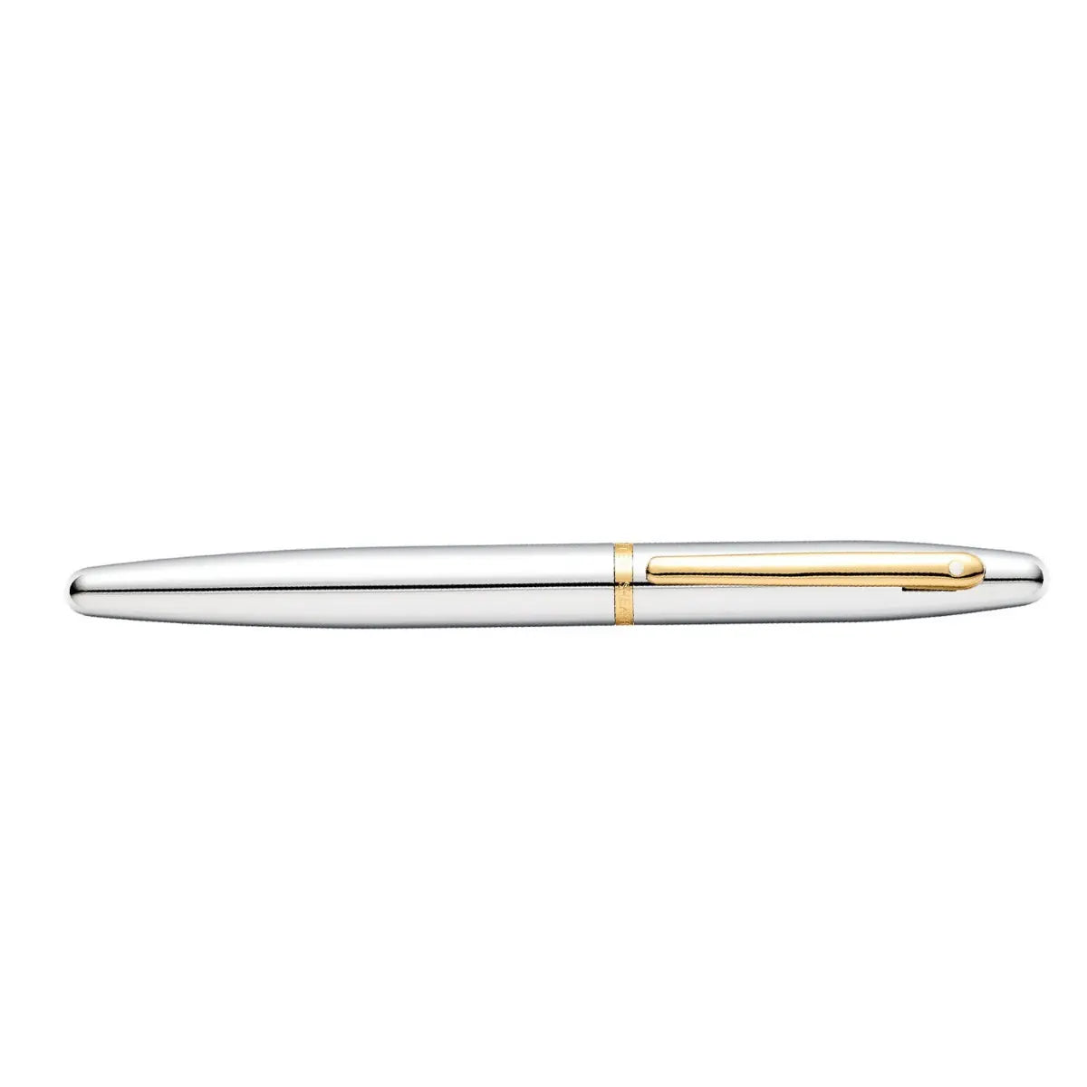 Sheaffer® VFM Polished Chrome Rollerball Pen With Gold Trims