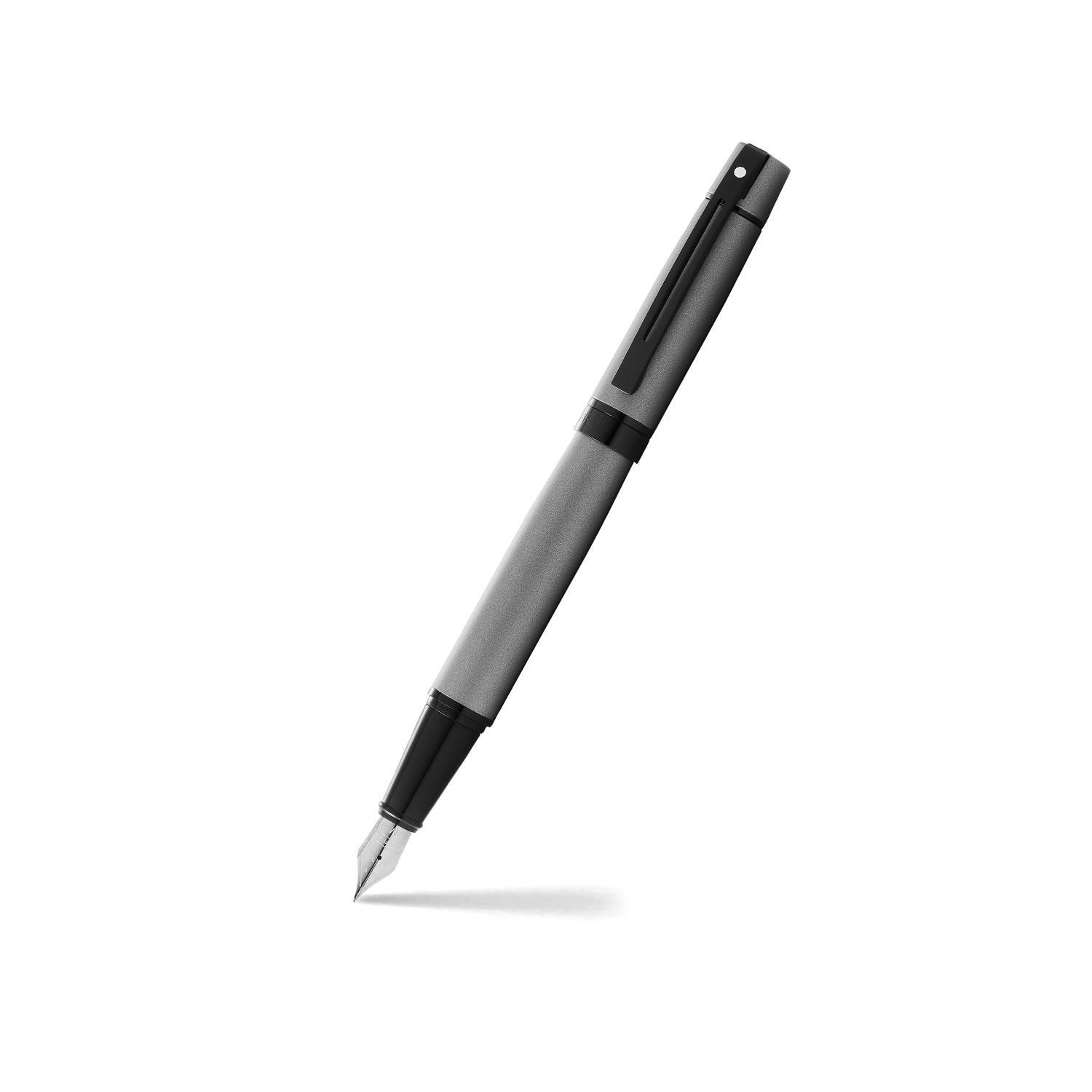 Sheaffer® 300 Matte Gray Fountain Pen With Black Trims