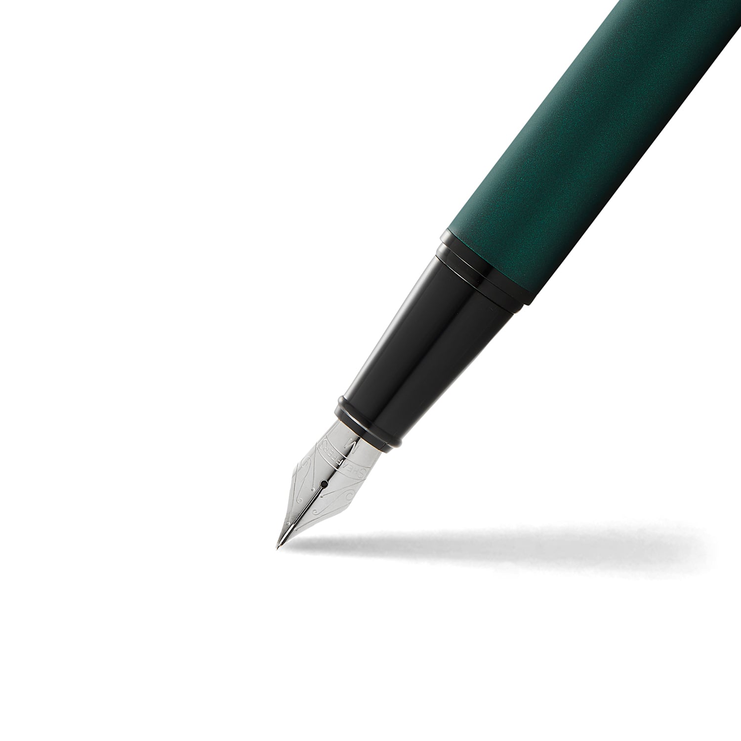 Sheaffer® 300 E9346 Matte Green Fountain Pen With Black Trims - Fine