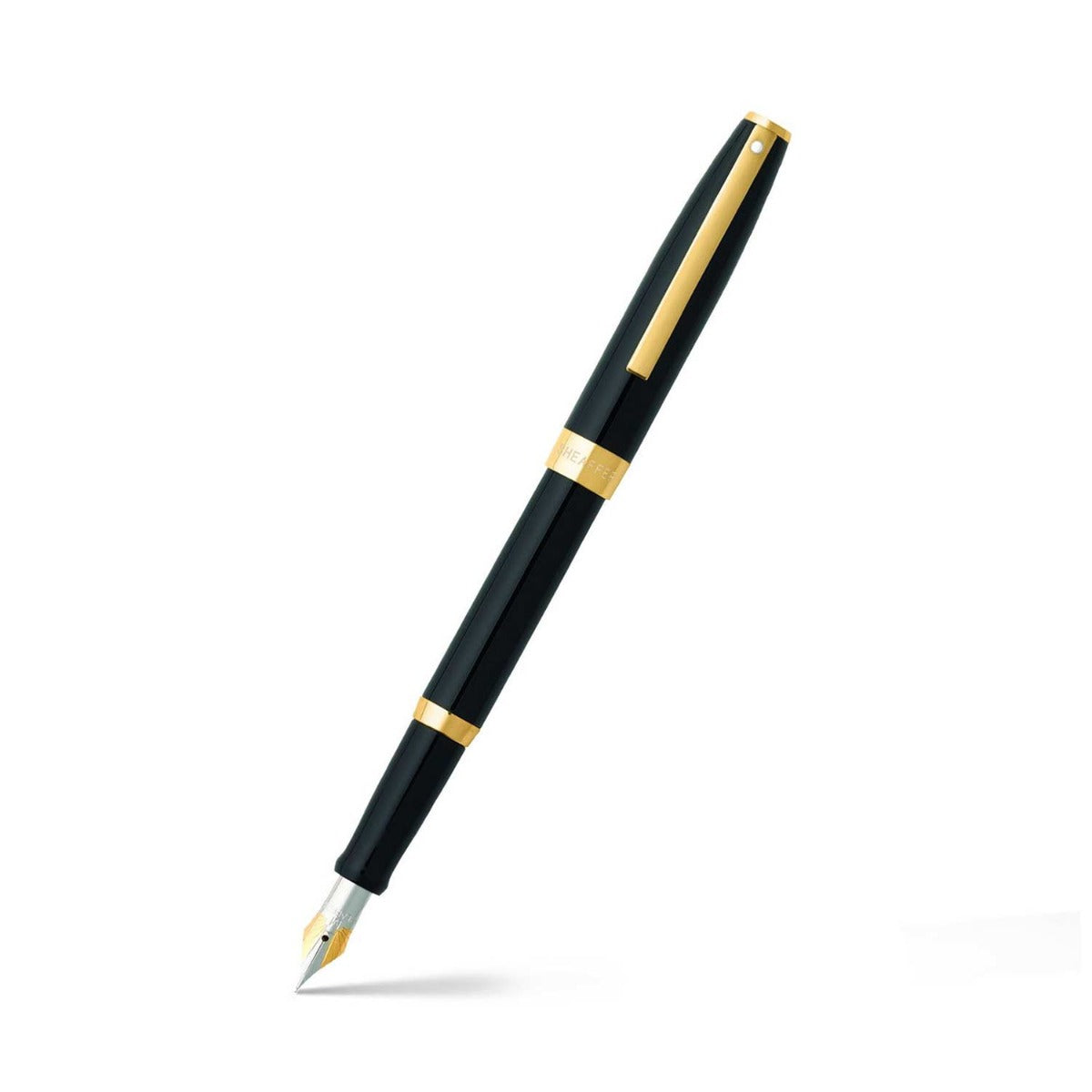 Sheaffer® SAGARIS 9471 Gloss Black Fountain Pen With Gold Tone Trim - Medium
