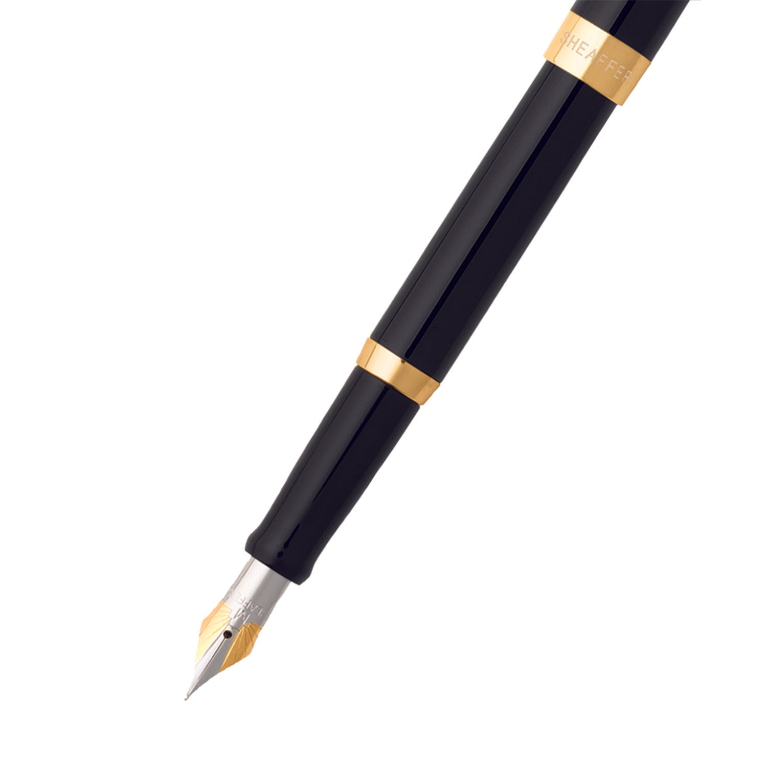 Sheaffer® SAGARIS 9471 Gloss Black Fountain Pen With Gold Tone Trim