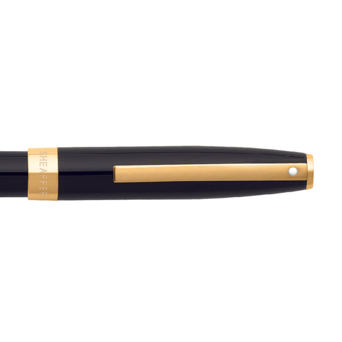 Sheaffer Sagaris: 9471 - Glossy Black Featuring Gold Plate Trim Fountain Pen - Image 4