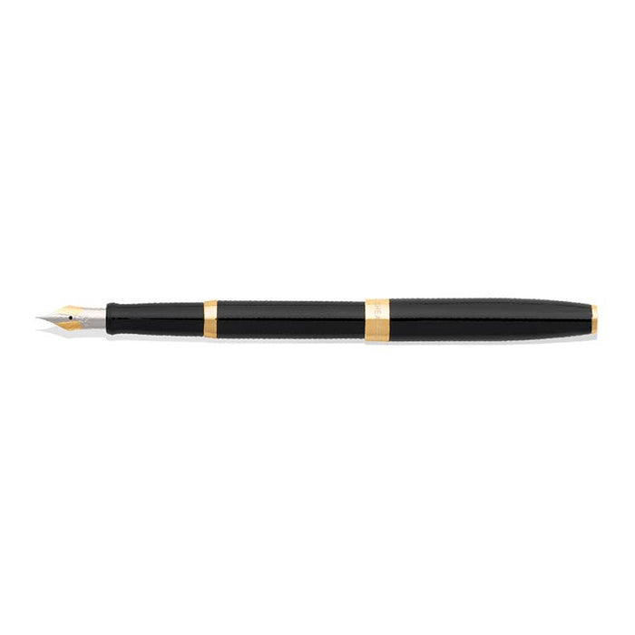 Sheaffer Sagaris: 9471 - Glossy Black Featuring Gold Plate Trim Fountain Pen - Image 3