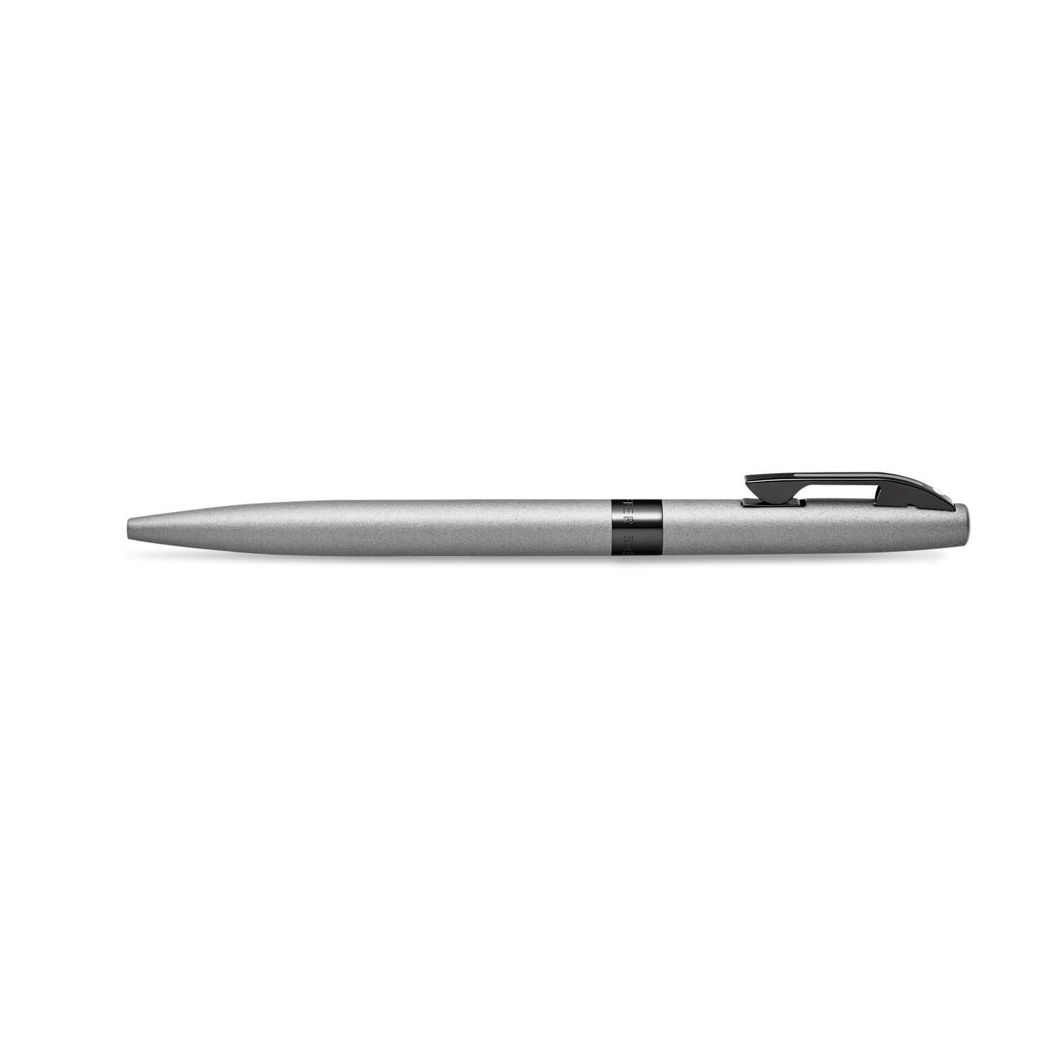 Sheaffer® REMINDER 9019 Matte Gray Ballpoint Pen With Black PVD Trim