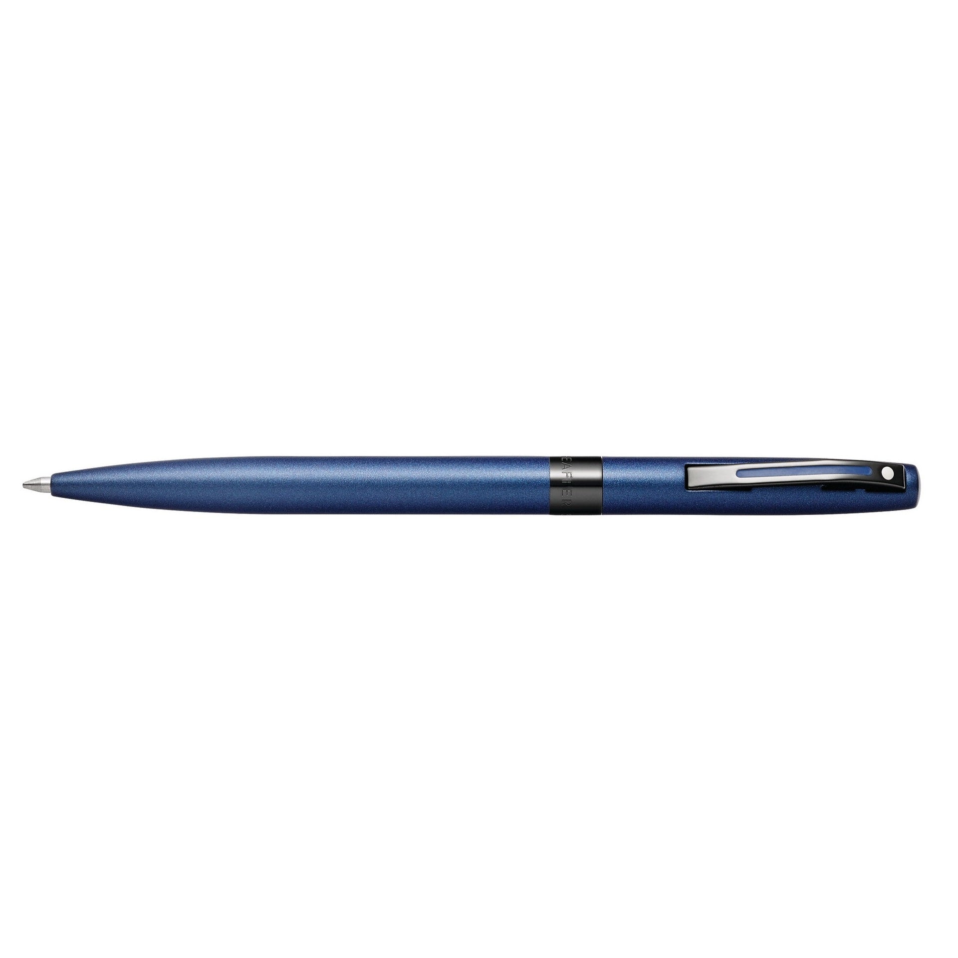 Sheaffer® REMINDER 9018 Matte Blue Ballpoint Pen With Black PVD Trim