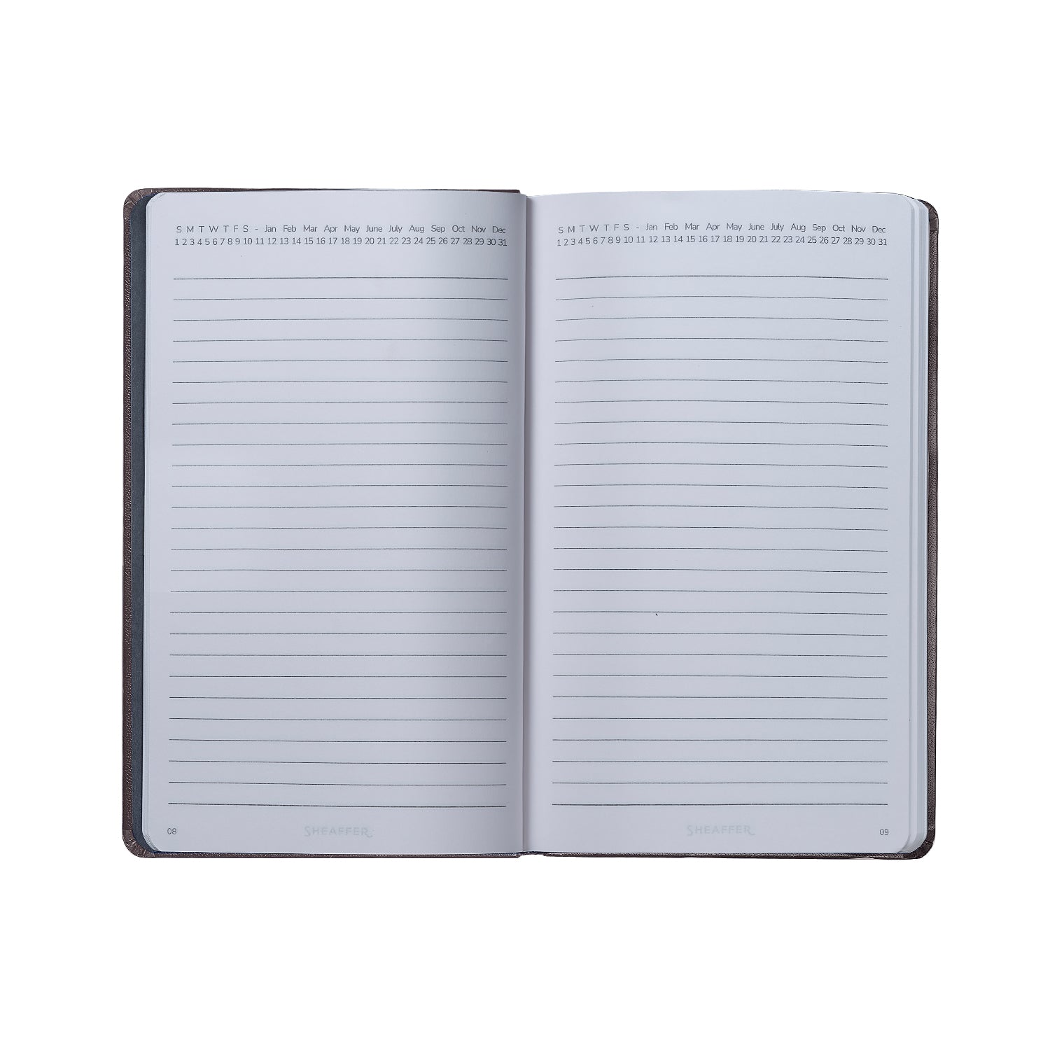 Sheaffer Medium Notebook (Ruled, Brown)