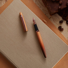 Sheaffer® VFM 9428 Coffee Edition Matt Brown Fountain Pen with Regal Brown PVD Trims