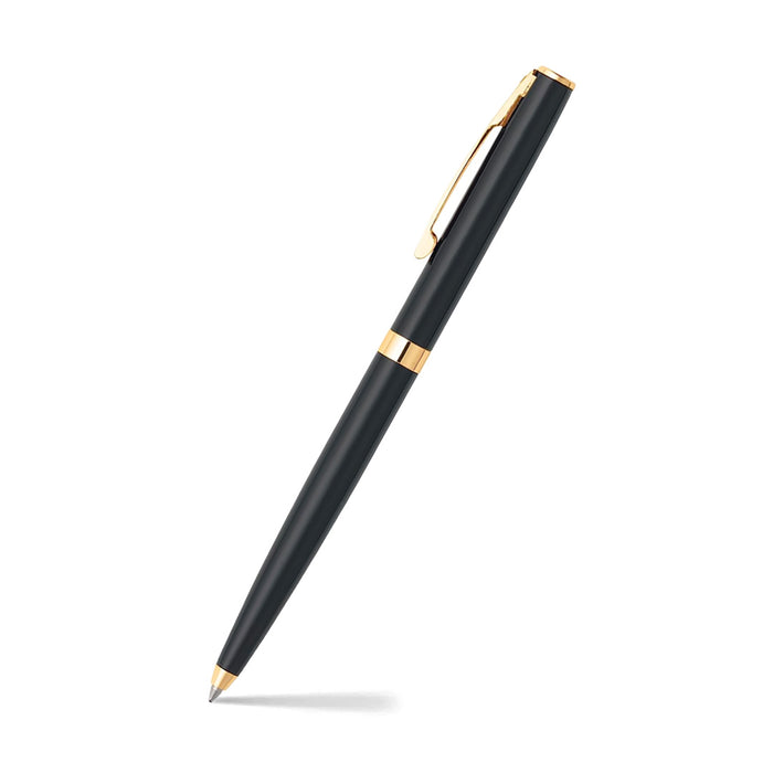 Sheaffer Sagaris: 9471 - Glossy Balck Featuring Gold Plate Trim Ball Point