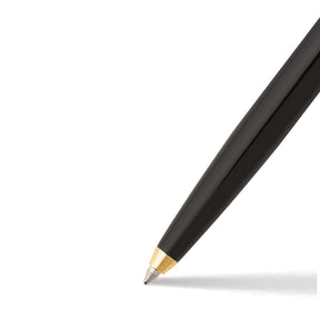 Sheaffer® SAGARIS 9475-K Gloss Black Barrel and Chrome Cap Ballpoint Pen With Gold Tone Trim