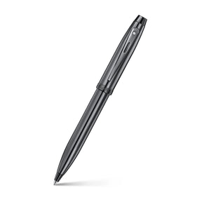 Sheaffer 100 9375 Ionic Gunmetal Grey Ballpoint Pen with Shiny PVD Trims