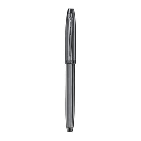 Sheaffer 100 9375 Ionic Gunmetal Grey Fountain Pen with Shiny PVD Trims