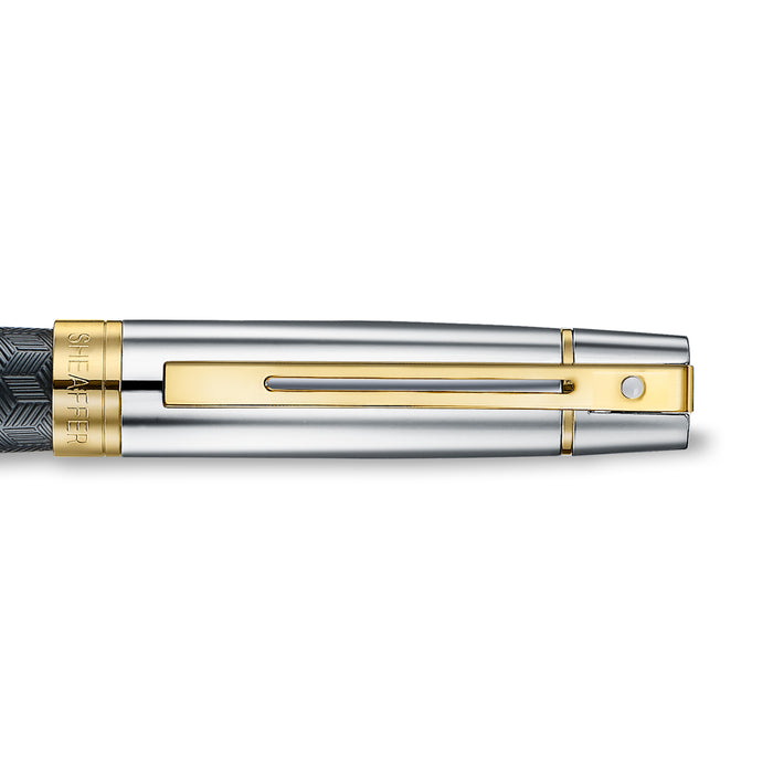 Sheaffer Gift Collection 300 - 9347 Engraved Black with Chrome Cap and Gold Trims Fountain Pen - Image 4