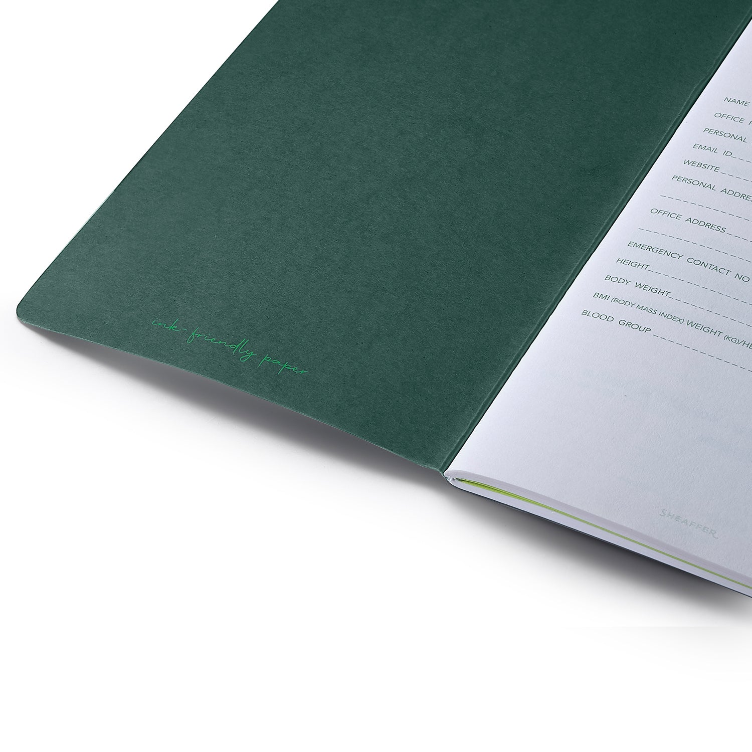 Sheaffer Quikfill 90 GSM Goal Notebook (Pack of 2) - Green