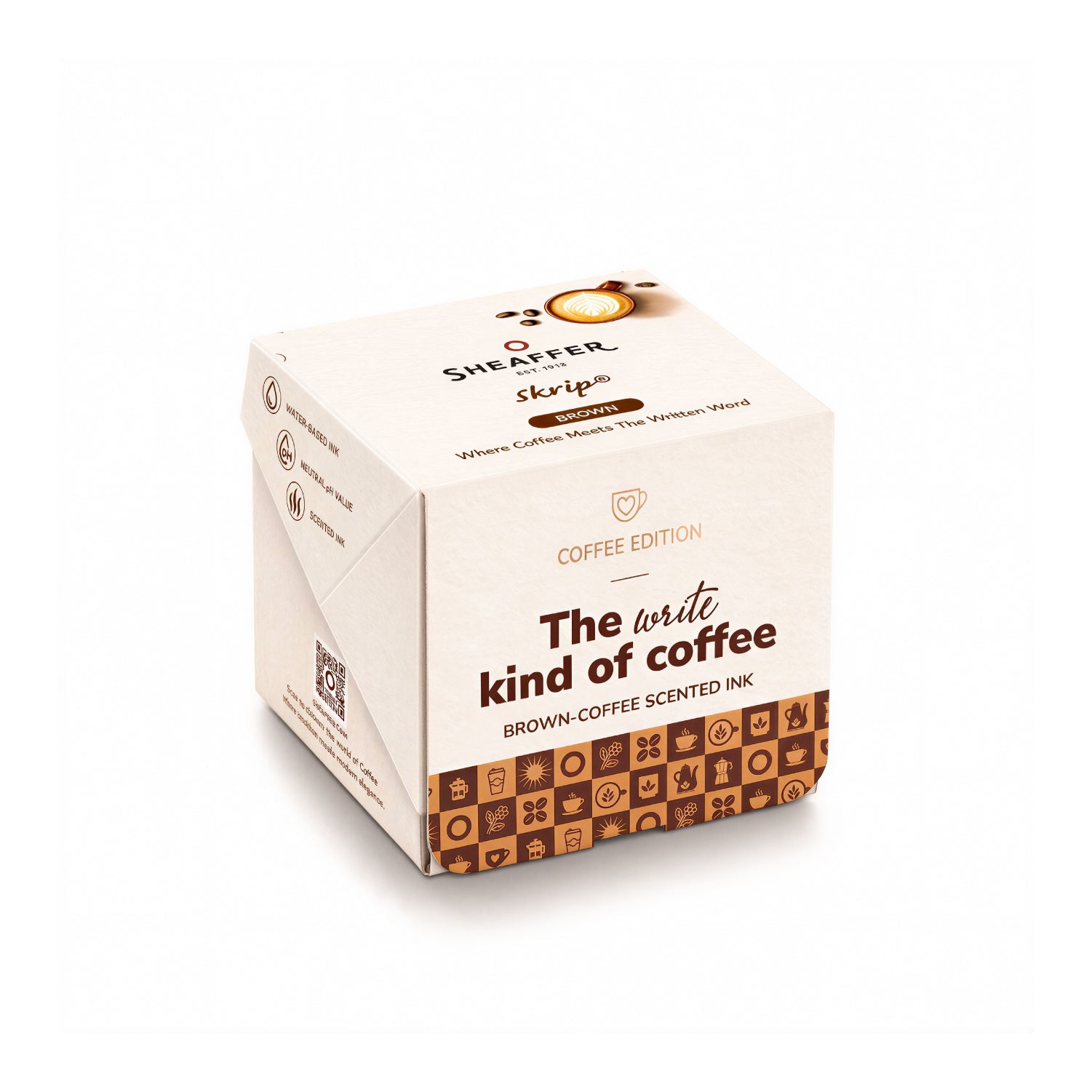 Sheaffer Skrip Coffee-Scented Ink Bottle (50 ml) - Coffee Brown