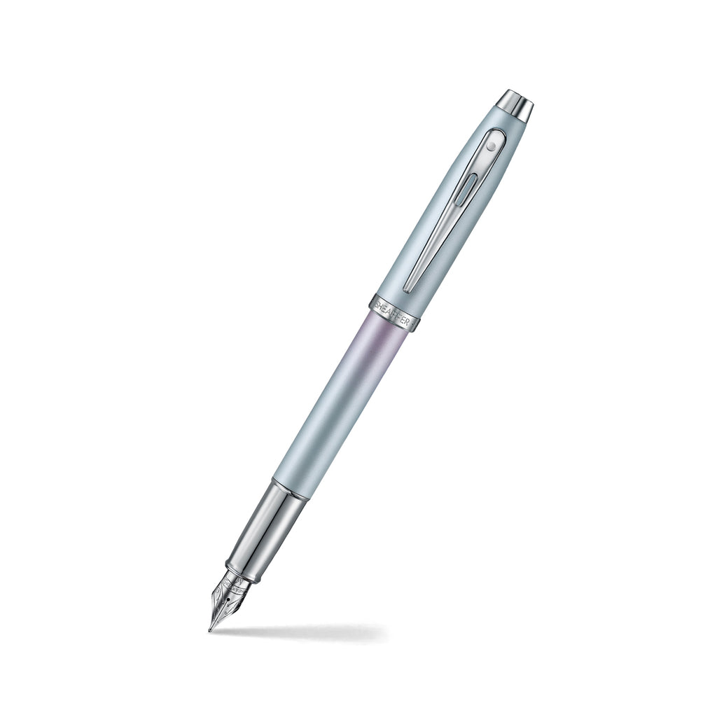 Sheaffer 100 9376 Expressions Blue and Pink Pearlised Gradient Fountai