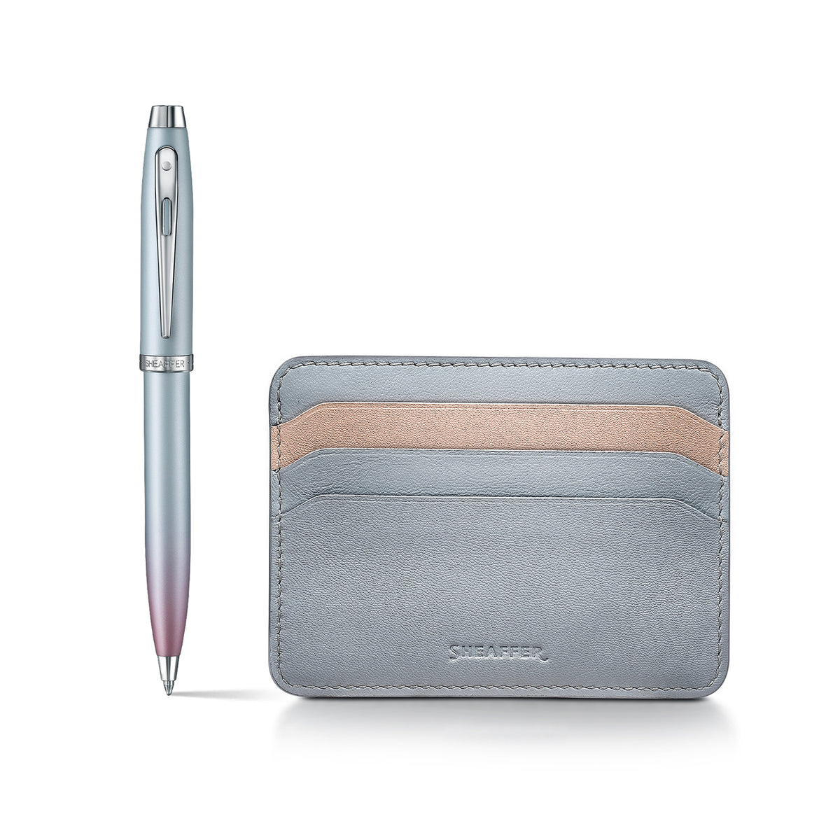 Sheaffer E2934551 Penna a sfera 300 Lacca e Dettagli, Grigio/Nero Sheaffer E2934551 Penna a sfera 300 Lacca e Dettagli, Grigio/Nero