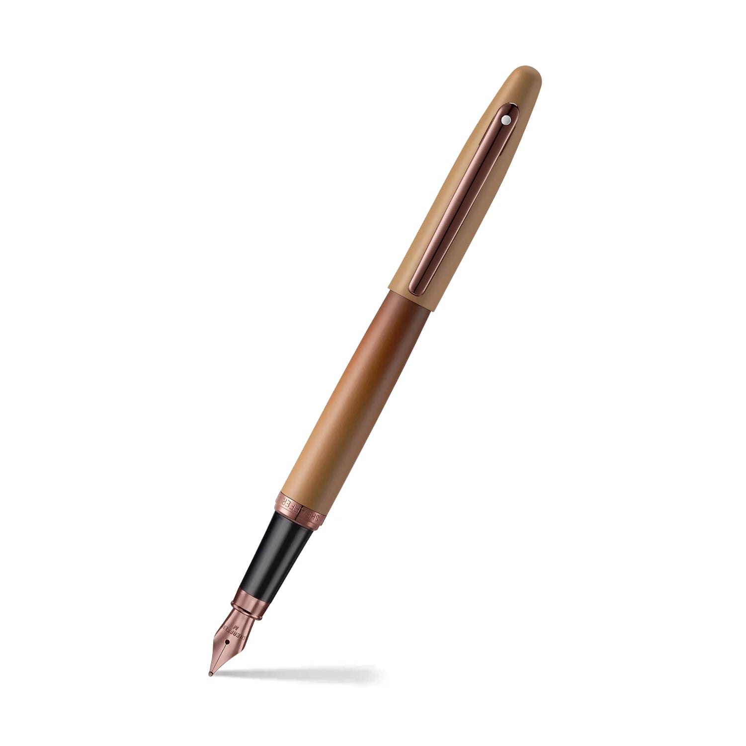 Sheaffer VFM G9428 Coffee Edition Fountain Pen with 3 Ink Vials Gift Set (Medium)