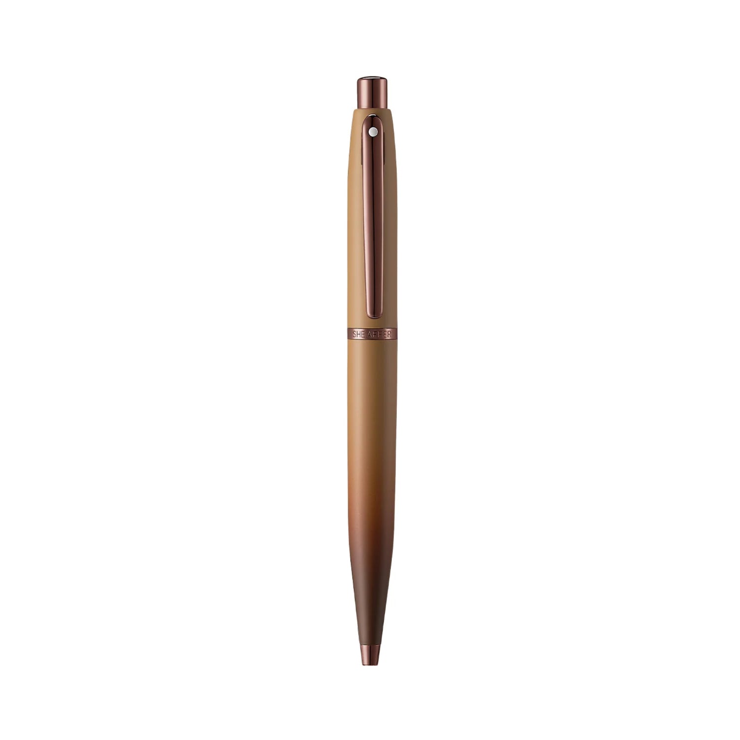 Sheaffer VFM G9428 Coffee Edition Ballpoint Pen with Leather Single Pen Pouch Gift Set