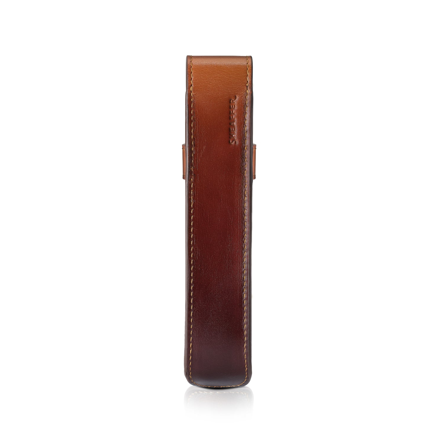 Sheaffer 100 G9374 Coffee Edition Ballpoint Pen with Leather Single Pen Pouch Gift Set