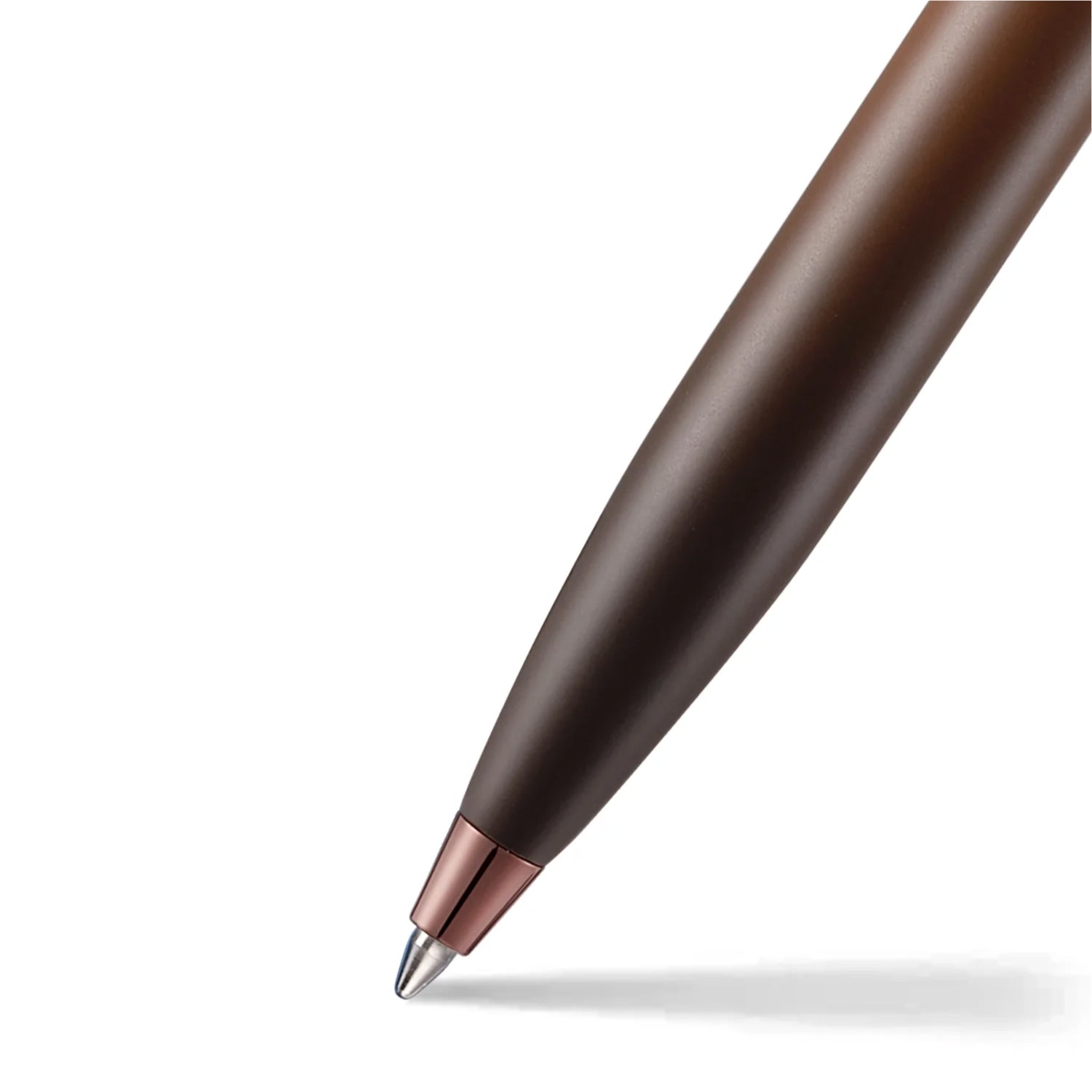 Sheaffer 100 G9374 Coffee Edition Ballpoint Pen with Leather Single Pen Pouch Gift Set
