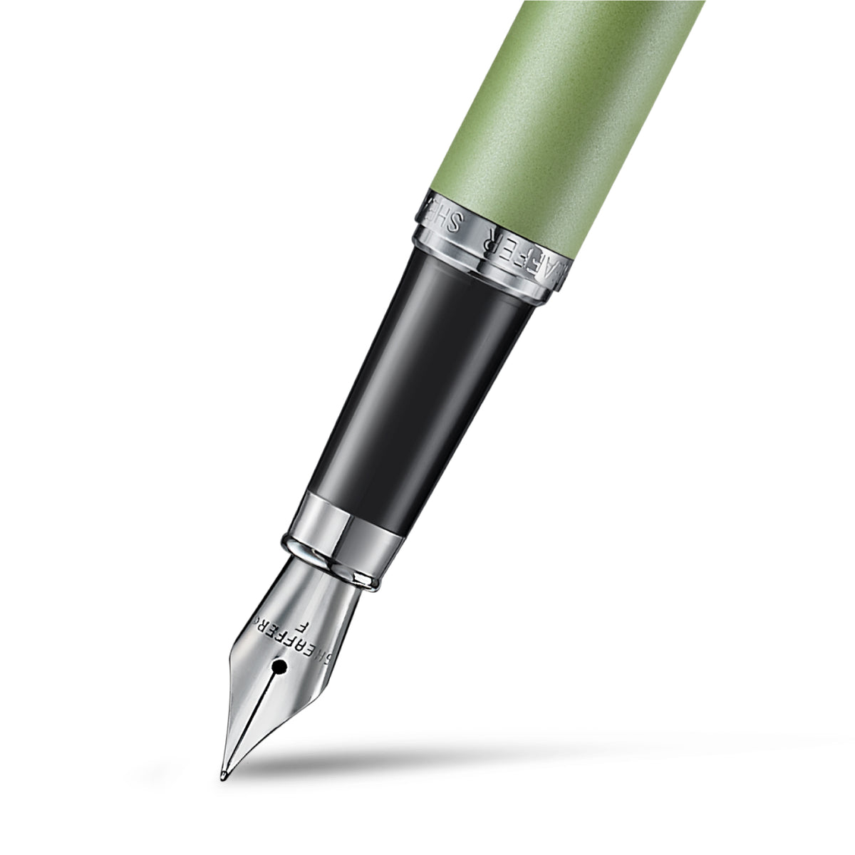 Sheaffer VFM 9431 Matcha Edition Green Ombre Gradient Fountain Pen with Chrome-plated Trims