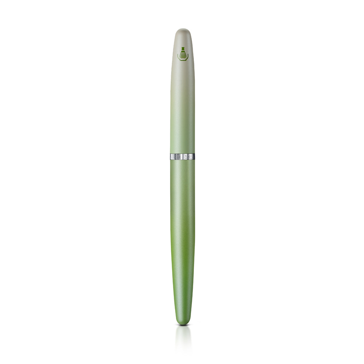 Sheaffer VFM 9431 Matcha Edition Green Ombre Gradient Fountain Pen with Chrome-plated Trims