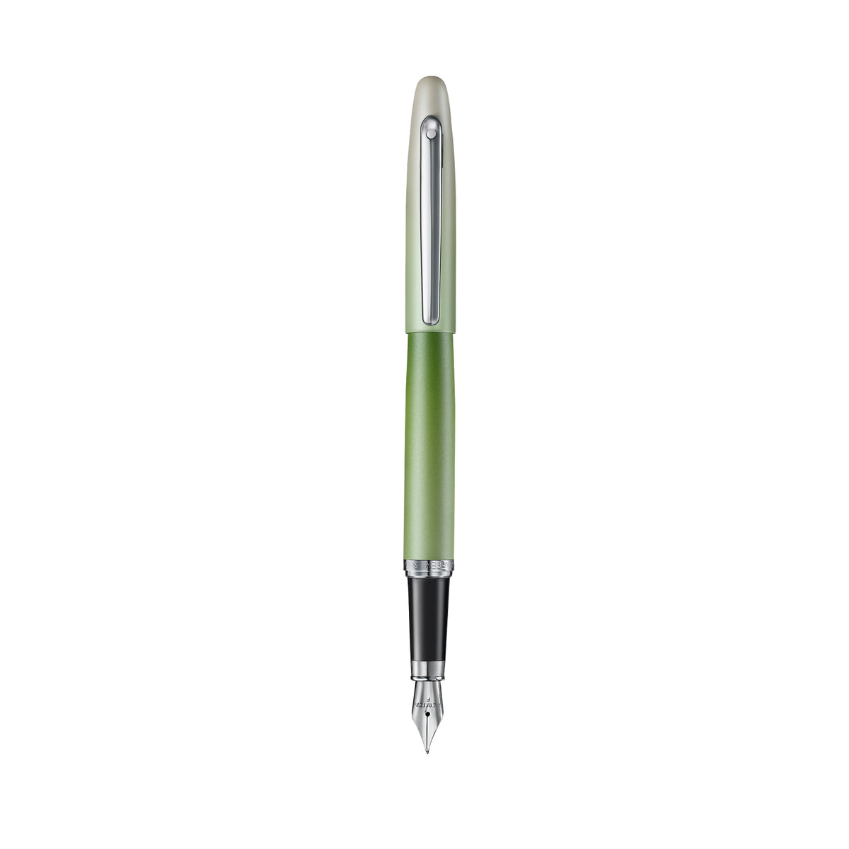 Sheaffer VFM 9431 Matcha Edition Green Ombre Gradient Fountain Pen with Chrome-plated Trims