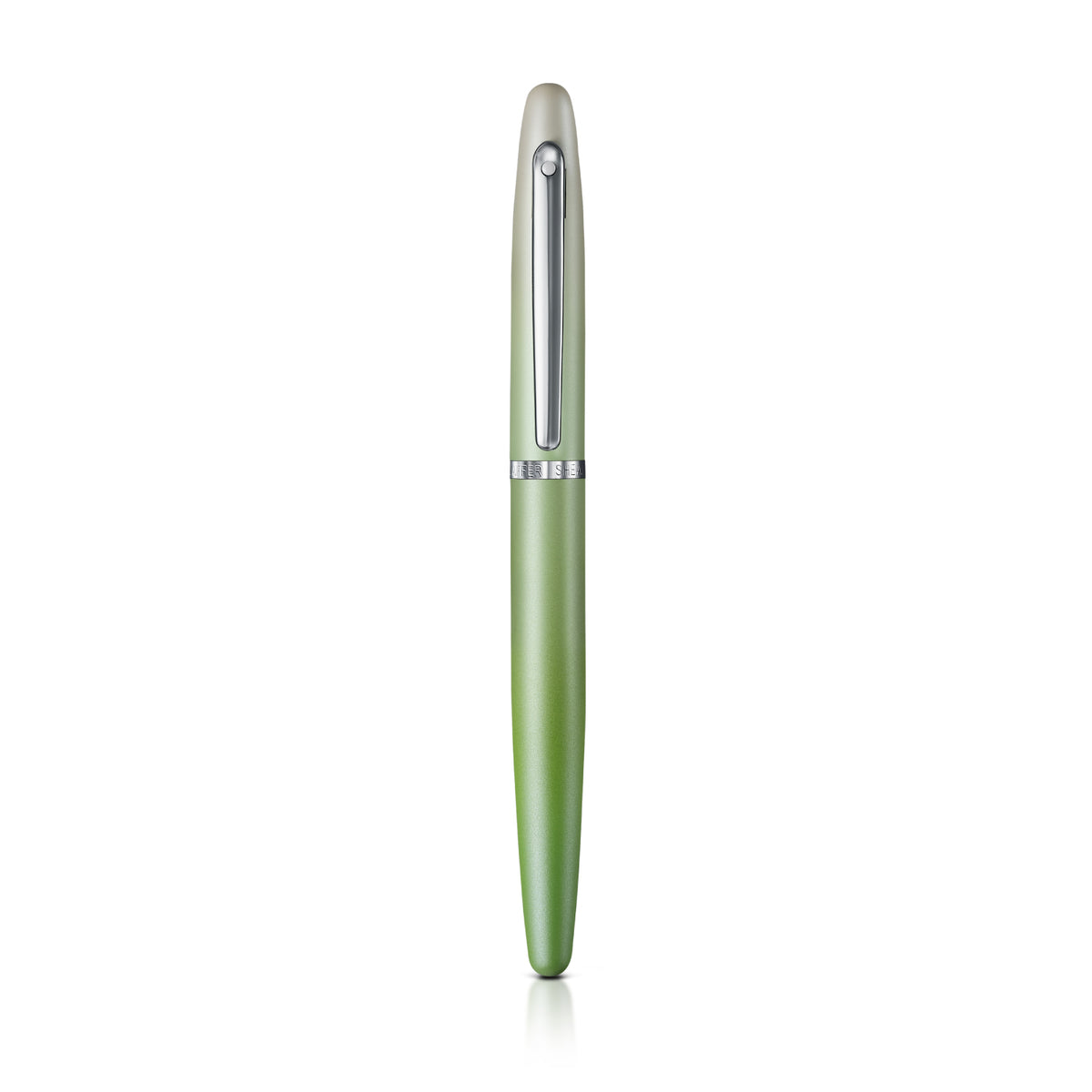 Sheaffer VFM 9431 Matcha Edition Green Ombre Gradient Rollerball Pen with Chrome-plated Trims