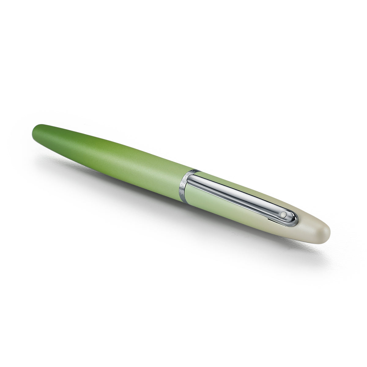 Sheaffer VFM 9431 Matcha Edition Green Ombre Gradient Ballpoint Pen with Chrome-plated Trims