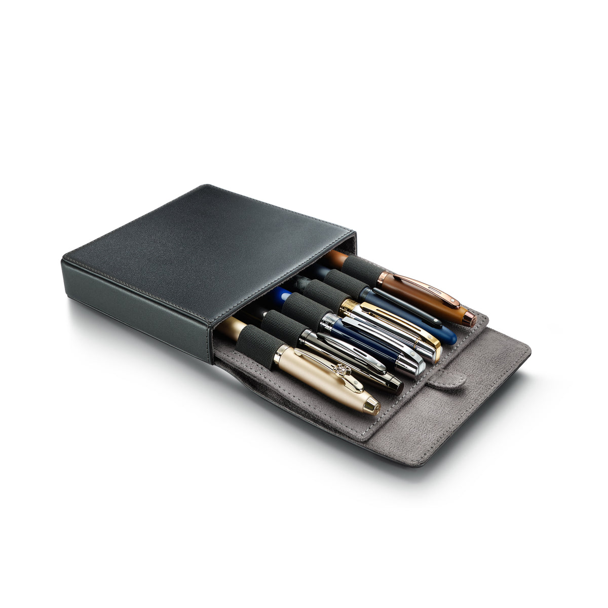 Sheaffer Classic Black Leather 6 Pen case