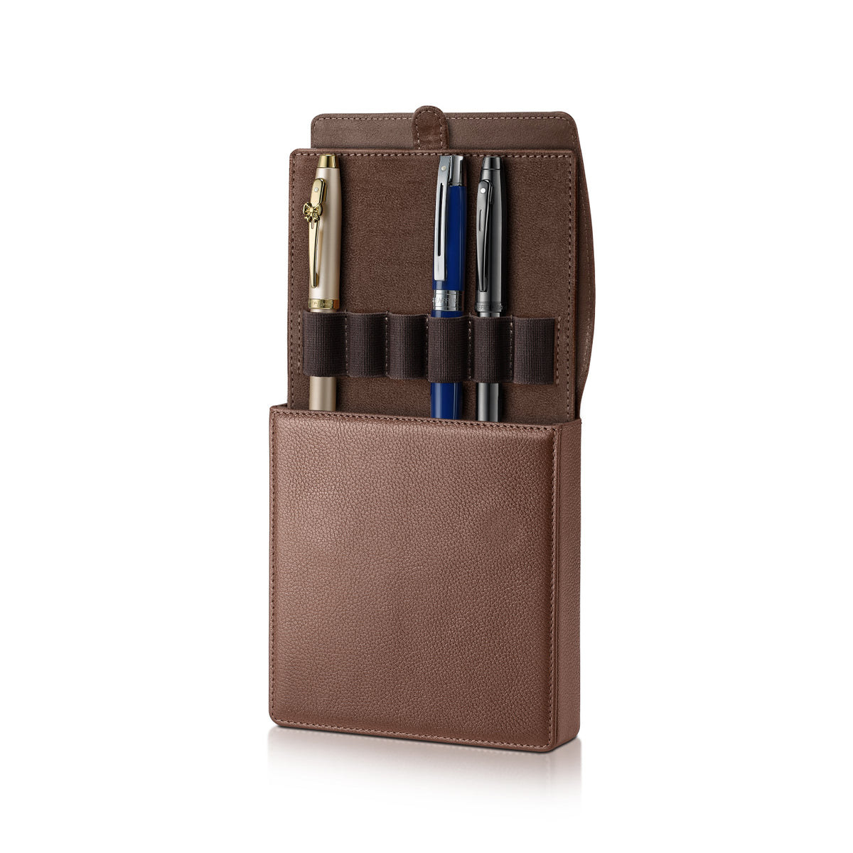 Sheaffer Tan Leather 6 Pen case