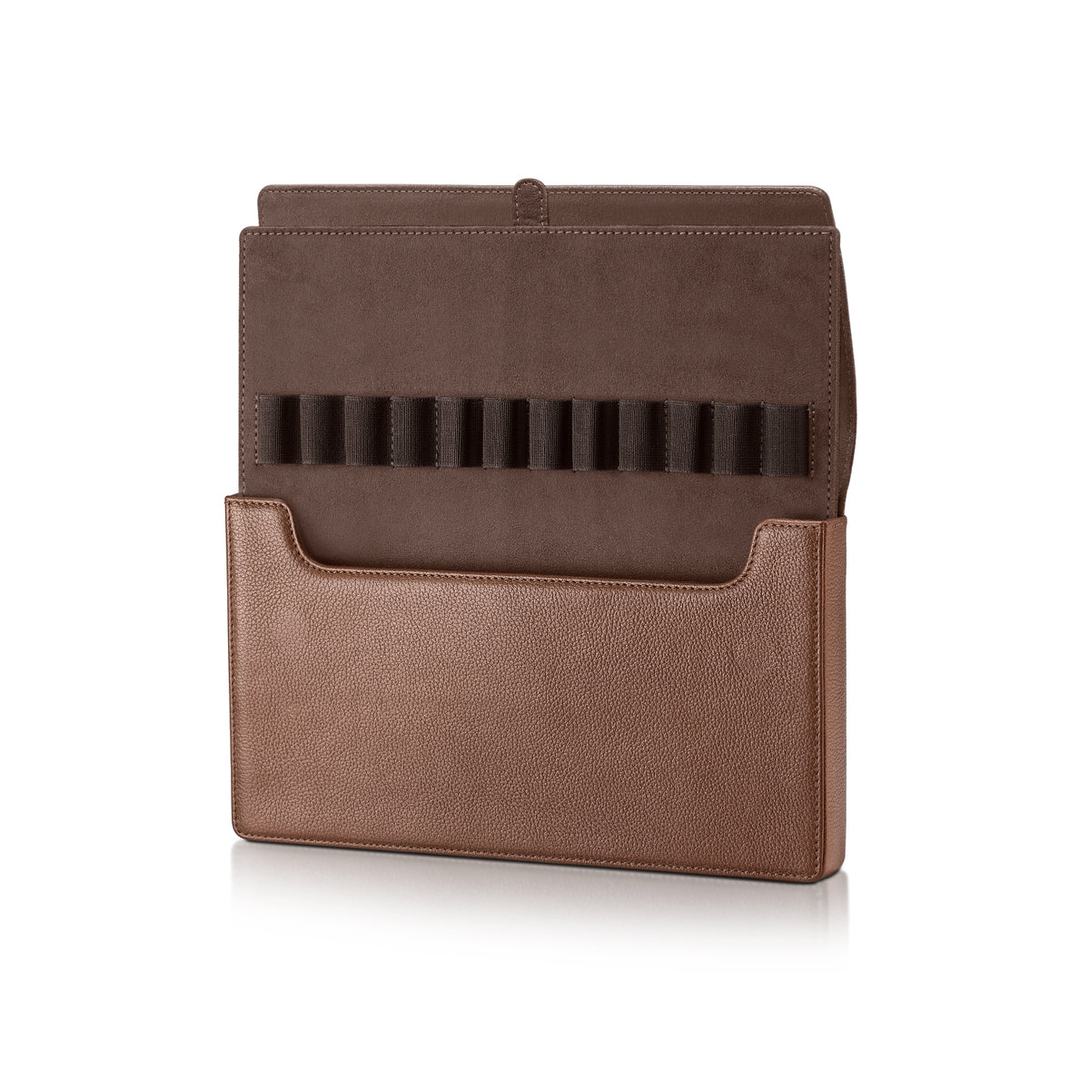 Sheaffer Tan Leather 12 Pen case