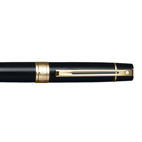 Sheaffer® 300 9325 Glossy Black Ballpoint Pen With Gold-tone Trim